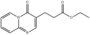 4-Oxo-4H-pyrido[1,2-a]pyrimidine-3-propanoic acid ethyl ester 结构式