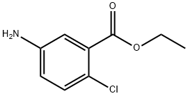5-氨基-2-氯苯甲酸乙酯 结构式
