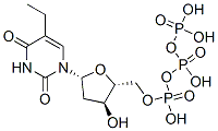 5-ethyl-2'-deoxyuridine triphosphate Structure