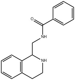 N-(1,2,3,4-四氢-异喹啉-1-基)苯甲酰胺 结构式