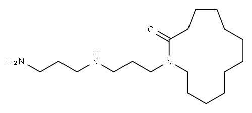 1-[3-[(3-Aminopropyl)amino]propyl]azacyclotridecan-2-one 结构式