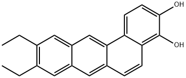 9,10-Diethylbenz(a)anthracene-3,4-diol 结构式