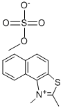 2,3-DIMETHYLNAPHTHO[1,2-D]THIAZOLIUM METHYLSULFATE 结构式
