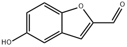 2-Benzofurancarboxaldehyde,  5-hydroxy- 结构式