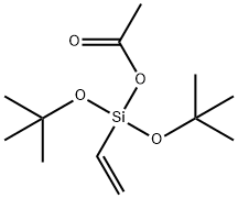 Silanol, bis(1,1-dimethylethoxy)ethenyl-, acetate 结构式