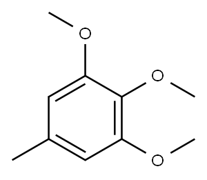 3,4,5-三甲氧基甲苯 结构式