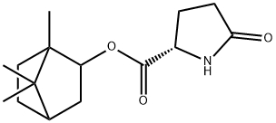 1,7,7-trimethylbicyclo[2.2.1]hept-2-yl 5-oxo-DL-prolinate 结构式