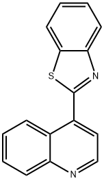 4-Benzothiazol-2-yl-quinoline 结构式