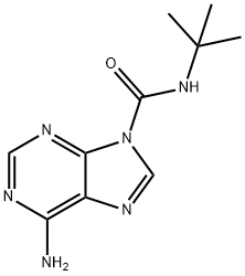 6-AMINO-N-TERT-BUTYL-9H-PURINE-9-CARBOXAMIDE 结构式