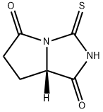 1H-Pyrrolo[1,2-c]imidazole-1,5(6H)-dione,tetrahydro-3-thioxo-,(S)-(9CI) 结构式