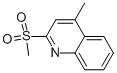 2-METHANESULFONYL-4-METHYL-QUINOLINE 结构式