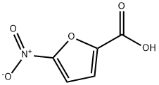 5-ニトロ-2-フランカルボン酸 化学構造式