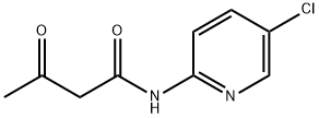 N-(5-氯吡啶-2-基)-3-氧代丁酰胺 结构式