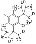 2,6-二(叔丁基-D9)-4-甲基(苯酚-3,5,O-D3) 结构式