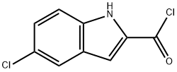1H-Indole-2-carbonyl chloride, 5-chloro- (9CI) 结构式