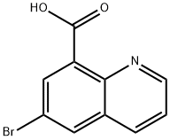 6-溴喹啉-8-羧酸 结构式
