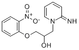 1(2H)-Pyridineethanol, 2-imino-alpha-((2-nitrophenoxy)methyl)- 结构式