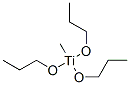 Titanium, methyltripropoxy- 结构式