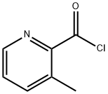 2-Pyridinecarbonyl chloride, 3-methyl- (9CI) 结构式