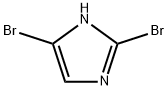 2,4-二溴咪唑 结构式
