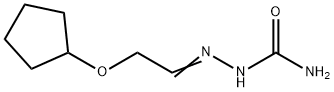 Hydrazinecarboxamide, 2-[2-(cyclopentyloxy)ethylidene]- (9CI) 结构式