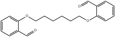 2,2’-(1,6-Hexanediyldioxy)bisbenzaldehyde 结构式