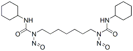 3-cyclohexyl-1-[7-(cyclohexylcarbamoyl-nitroso-amino)heptyl]-1-nitroso -urea 结构式