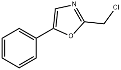 2-(CHLOROMETHYL)-5-PHENYL-1,3-OXAZOLE 结构式