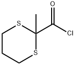 1,3-Dithiane-2-carbonylchloride,2-methyl-(9CI) 结构式
