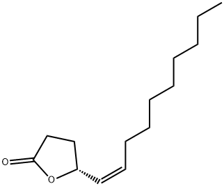 (R,Z)-5-(1-癸烯)二氢呋喃-2(3H)-酮 结构式