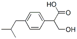 Benzeneacetic acid, -alpha--(hydroxymethyl)-4-(2-methylpropyl)- (9CI) 结构式
