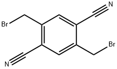 2,5-二溴甲基对苯二甲腈 结构式