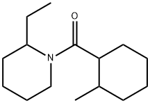 2-Ethyl-1-[(2-methylcyclohexyl)carbonyl]piperidine 结构式