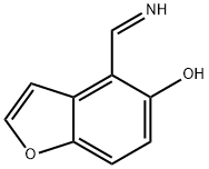 5-Benzofuranol,  4-(iminomethyl)- 结构式