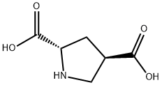 L-TRANS-PYRROLIDINE-2,4-DICARBOXYLIC ACID 结构式