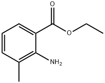 2-氨基-3-甲基苯甲酸乙酯 结构式