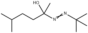 2-(tert-butylazo)-5-methylhexan-2-ol 结构式