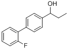 1-(2'-氟-[1,1'-联苯]-4-基)丙烷-1-醇 结构式