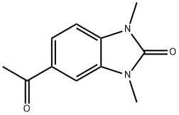 5-ACETYL-1,3-DIMETHYL-1,3-DIHYDRO-BENZOIMIDAZOL-2-ONE 结构式