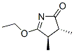 2H-Pyrrol-2-one, 5-ethoxy-3,4-dihydro-3,4-dimethyl-, trans- 结构式