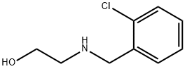 2-(2-CHLORO-BENZYLAMINO)-ETHANOL 结构式
