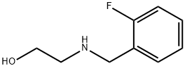 2-[(2-氟苄)氨基]乙醇 1HCL 结构式