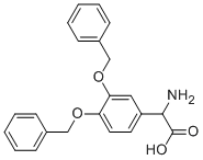 AMINO-(3,4-DIBENZYLOXY-PHENYL)-ACETIC ACID 结构式