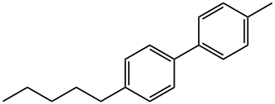 4-甲基-4'-戊基-1,1'-联苯 结构式
