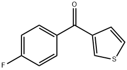 (4-氟苯基)(噻吩-3-基)甲酮 结构式