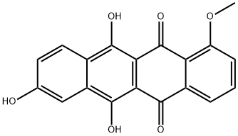 7,8-dehydro-9,10-desacetyldoxorubicinone Struktur