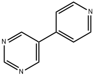 5-(吡啶-4-基)嘧啶 结构式