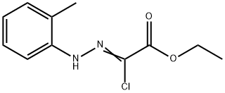 ETHYL 2-CHLORO-2-[2-(2-METHYLPHENYL)HYDRAZONO]-ACETATE 结构式