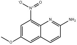6-Methoxy-8-nitro-2-quinolinamine 结构式