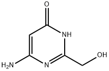 4(1H)-Pyrimidinone, 6-amino-2-(hydroxymethyl)- (9CI) 结构式